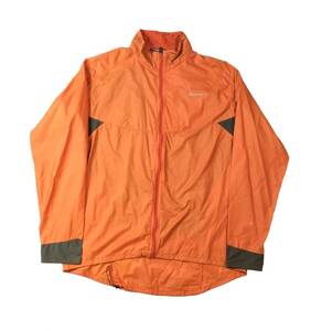 PATAGONIA パタゴニア ナイロンジャケット ウインドブレーカー 薄手 フルジップ オレンジ/グレー系 メンズ L 送料250円