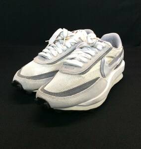 NIKE × Sacai ナイキ サカイ LD Waffle ”White” LD ワッフル スニーカー ホワイト/ライトグレー系 シューズ レディース 24cm (ma)