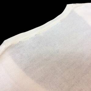 ISSEY MIYAKE イッセイミヤケ カーディガン コットンニット セーター 薄手 ホワイト レディース 2 送料250円 (ma)の画像6