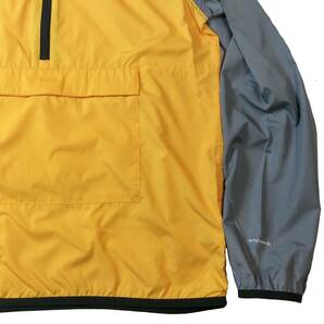 THE NORTH FACE ノースフェイス アノラックジャケット 薄手 ナイロン ブラック/グレー/イエロー系 WINDWALL BOYS XL 18/20 送料250円 の画像4