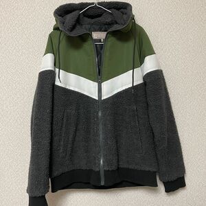 CREBARGARMENTS クレバーガーメンツ ボアブルゾン パーカー アウター ボアジャケット