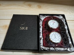 レア！温度計！湿度計！SK-II ESK-II Crystal Thermometer/Hygrometer Novelty Keepsake！v1