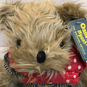 90's Vintage OSHKOSH Oshkosh B'gosh teddy bear /../ soft toy / coverall 