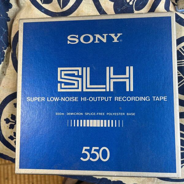 オープンリールテープ　sony SLH550 未使用品