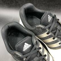 M2278 adidas アディダス スパイクレス ゴルフシューズ 360 traxion メンズ US8/25.5cm ホワイト ブラック 靴 F33776_画像7