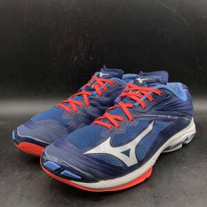 M2329 MIZUNO ミズノWAVE LIGHTNING Z6 ウェーブライトニング バレーボールシューズ メンズ US7.5/25.5cm ブルー 青