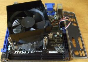 MSI INTEL H81 LGA1150 Mini-ITXマザー H81I-S01 即決! 45_055