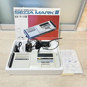 519 SEGA MARK III セガ マークIII コンピュータテレビゲーム 取扱説明書 箱付き