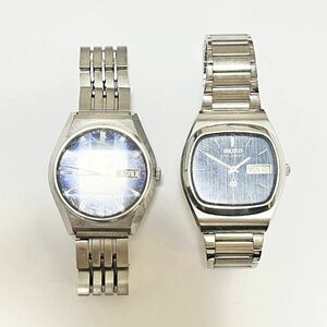 585 セイコー SEIKO キングクォーツ 5856-5010／SEIKO TYPE Ⅱ 0903-8140／メンズ 腕時計 2本セット