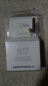 プラントロニクス PLANTRONICS Bluetooth ワイヤレスヘッドセット モノラルイヤホンタイプ M70 Black-Red M70-BR ジャンク その2