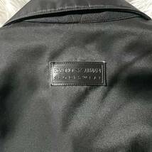 1888ヤ1 エンポリオアルマーニ ジャケット ブルゾン 48=L相当 メンズ ロゴプレート 大きいサイズ コーチジャケット ARMANI ブラック_画像7