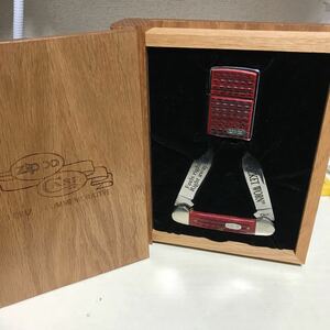 Zippo ジッポ POCKET WORN 鹿の角 ナイフセット RED HORN 未使用