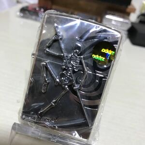 ZIPPO ジッポ スカル 髑髏 死神 メタル貼り 未使用