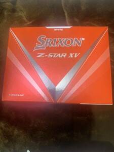 送料無料　新品　SRIXON Z-Star XV ホワイト 12球 1ダース ボール スリクソン ダンロップ DUNLOP 3ピース ゴルフボール Zスター