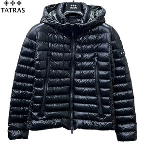 TATRAS タトラス 新品 ライトダウンジャケット AGOLONO アゴロノ MTLA23A4178-D 4（XL） ブラック ショート丈 アウター 並行輸入品