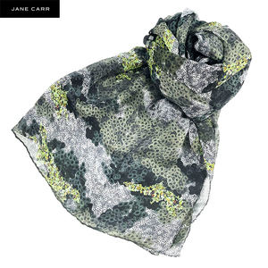 je-n car new goods * outlet camouflage -ju stole lady's [JC1 tag less ]140309B-0101 silk 100% click post . shipping 