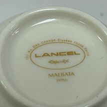 【中古】未使用 LANCEL ランセル カップ 5セット チェリー柄 直径(約)7cm×高さ(約)6cm 元箱入り 長期保管品◆M0541_画像6