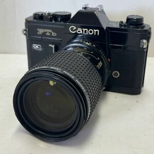 【ジャンク】Canon FTb＋CANON ZOOM LENS FD 35-105mm 1:3.5-4.5 動作未確認 フイルムカメラ◆M0545