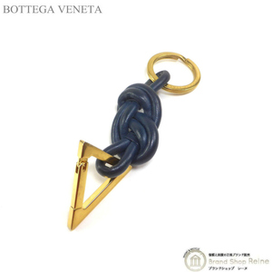 ボッテガ ヴェネタ （BOTTEGA VENETA） キーリング キーホルダー レザー 619099 スペース（美品）中古