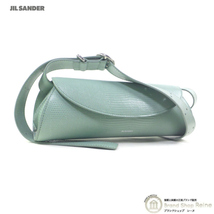 ジルサンダー （JIL SANDER） Cannolo カンノーロ スモール リザードプリント ハンド バッグ J07WD0023 ハーバーブルー（新品）_画像1