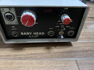 Baby head amp exclusive use power supply attaching /TMD