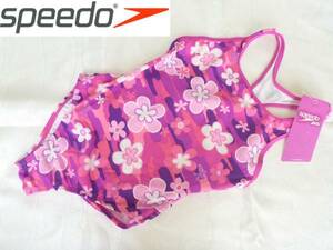 新品SPEEDO（スピード）★★ピンク花柄　ワンピース　150　　スイミング水着