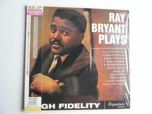 紙ジャケCD【Japan】Ray Bryant / Ray Bryant Plays★TOCJ-9474/2003◆ Remastered, Mono, ジャズ