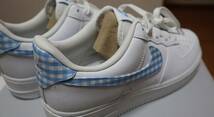 ☆新品☆Wmns Air Force 1 Low 07 ESS Trend Gingham Plaid☆Blue Gingham☆27.5cm_画像5