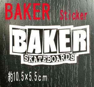 値下げしました！BAKER/ベイカー BAKER LOGO S BLACK STICKER/ステッカー シール スケボー