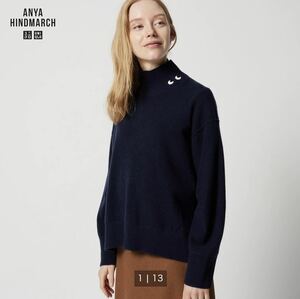 ☆UNIQLO×ANYA HINDMARCHネイビー新品大きいサイズ☆XXL