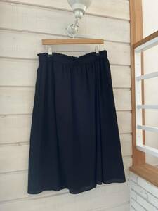 ☆untitled アンタイトル　スカート 44☆ブラック　大きいサイズ美品