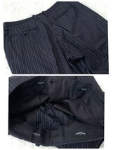 【圧巻の品格】 Paul Smith ポールスミス Ermenegildo Zegna エルメネジルドゼニア スーツ セットアップ XL マルチストライプ ジャケット_画像7