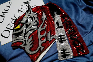 ドラゴンリー 試合用マスク (サイン入り) ブシオ製 サイン色紙サービス　ドラゴン・リー 新日本プロレス CMLL プロレスマスク