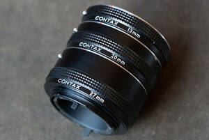 中古　CONTAX コンタックス AUTO EXTENSION TUBE SET (13mm, 20mm, 27mm) エクステンションチューブ