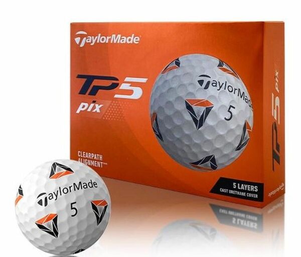 テーラーメイド TP5-pix(ティーピーファイブ・ピックス) ゴルフボール 1ダース(12球) 2021年モデル
