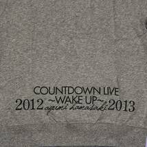 浜崎あゆみ　ayumi hamasaki　COUNTDOWN LIVE 2012-2013 A ～WAKE UP～　コラボ パーカー　M　グレー　未使用　★★送料込み★★　入手困難_画像5