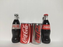 4個セット コカ・コーラ　イタリア製 ミニボトル ミニ缶　マグネット 磁石 ミニチュア フィギュア _画像1