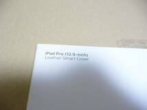 ◆新品 アップル Apple 12.9インチiPad Pro用 レザーSmart Cover MPV62FE/A [ブラック／2017年発表モデル] 在庫ラスト_画像4
