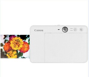 ◆新品 Canon キヤノン ZV-123-PW [インスタントカメラプリンター iNSPiC ZVシリーズ パールホワイト] 保証付 1点限り