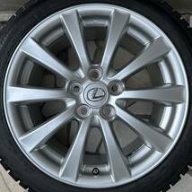 【バリ山スタッドレス】横浜発 225/45R17インチ レクサス LEXUS IS ハイブリッド 純正 ASE GSE AVE 8J+45 5H-114.3 4本セット 手渡し可_画像6