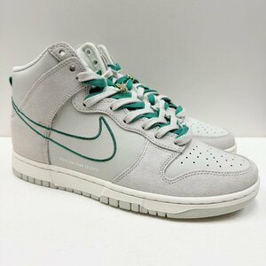 28cm NIKE DUNK HI SE DH0960-001 ナイキ ダンク ハイ グレーグリーン メンズ スニーカー WI H101154