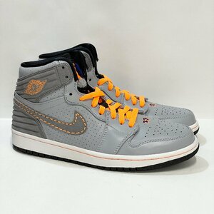 27cm AIR JORDAN 1 RETRO 93 580514-045 エア ジョーダン 1 レトロ 93 ウルフグレー/オレンジ メンズ スニーカー DW H99793