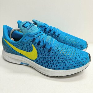 27.5cm NIKE AIR ZOOM PEGASUS 35 942851-400 ナイキ エア ズーム ペガサス 35 ブルーイエロー メンズ スニーカー XP H104692