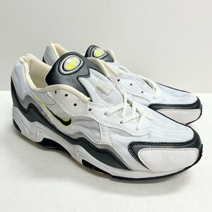 [観賞用] 25cm 1996年製 NIKE AIR ZOOM ALPHA 104068-101 ナイキ エアズーム アルファ ホワイトブラック メンズ スニーカー AU H30458