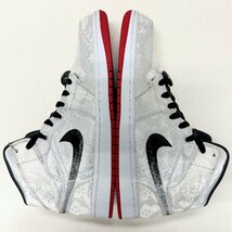 29cm AIR JORDAN 1 MID SE FRLS GC CLOT cu2804-100 エアジョーダン1 ミッド ホワイトレッドブラック メンズ スニーカー BY H95158_画像3