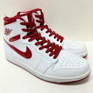 29cm AIR JORDAN 1 RETRO HIGH 332550-161 エアジョーダン1 ハイ ホワイトレッド メンズ スニーカー BR H76838