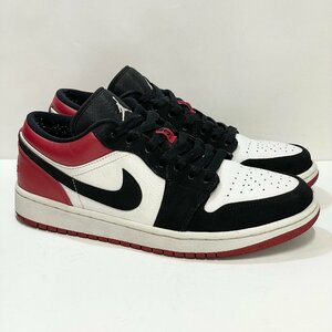 26.5cm AIR JORDAN 1 AJ1 LOW 553558-116 エア ジョーダン 1 ロー ブラックトゥ メンズ スニーカー PV H103824