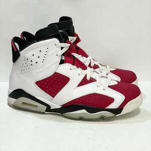 27.5cm AIR JORDAN 6 RETRO 384664-160 エア ジョーダン 6 レトロ カーマイン メンズ スニーカー XY H104544