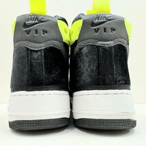 30cm NIKE AIR FORCE 1 HIGH 07 QS 573967-003 ナイキ エアフォース1 ハイ 07 QG ブラック メンズ スニーカー EE H105539_画像3