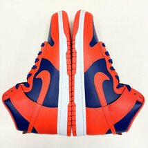 27cm NIKE DUNK HI RETRO DD1399-800 ナイキ ダンク ハイ レトロ オレンジブルー メンズ スニーカー DZ H90358_画像5